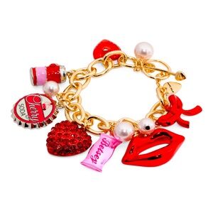 Betsey Johnson Love Spell Charm Bracelet